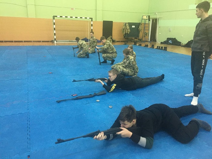 Воспитанники военно-патриотического клуба «ЕДИНСТВО»