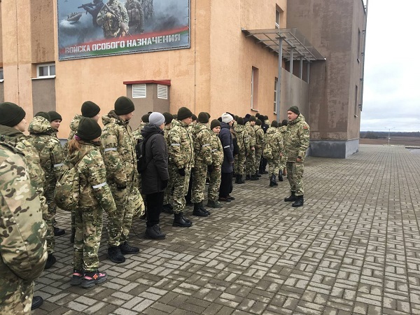 Воспитанники военно-патриотического клуба «ЕДИНСТВО»