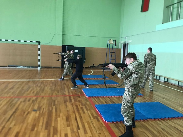 Воспитанники военно-патриотического клуба «Единство»