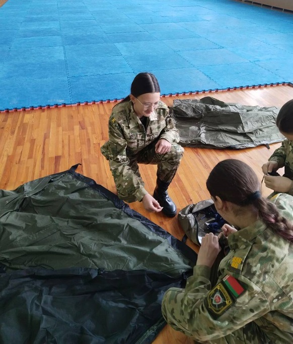 Воспитанники военно-патриотического клуба «Единство»