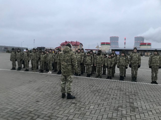 Воспитанники военно-патриотического клуба «Единство»