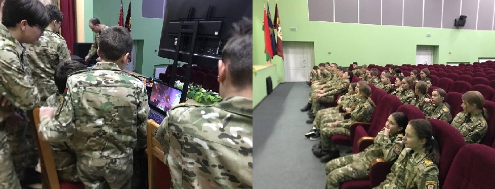 Воспитанники военно-патриотического клуба «Единство»