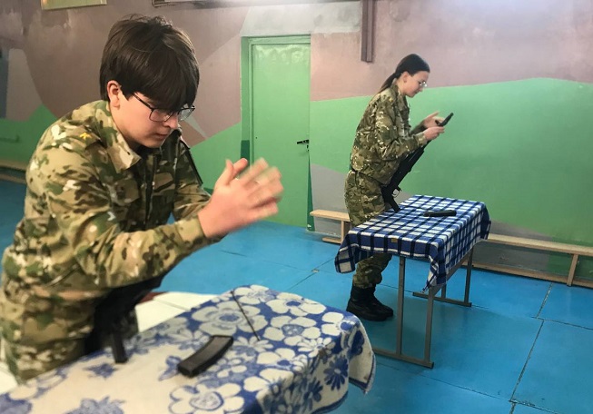 Воспитанники военно-патриотического клуба «Единство»