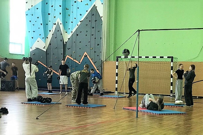 Воспитанники военно-патриотического клуба «Единство»