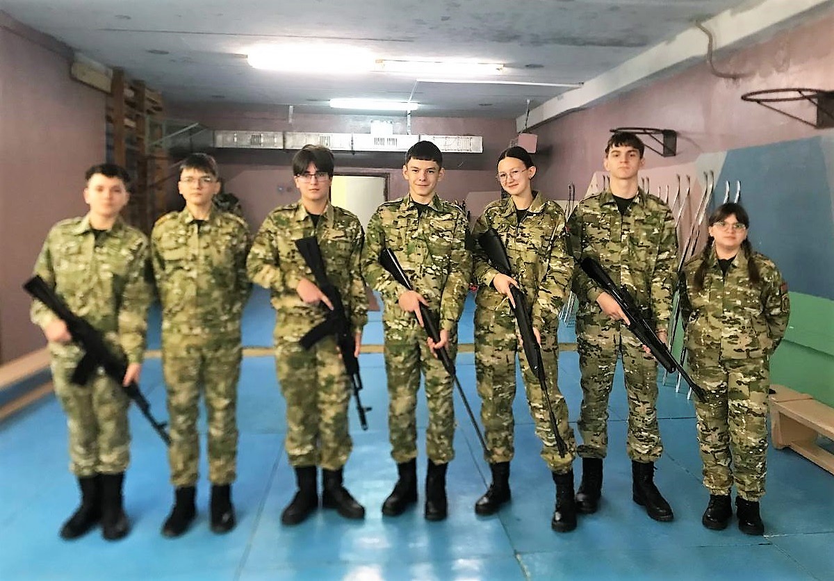 Воспитанники военно-патриотического клуба «Единство»