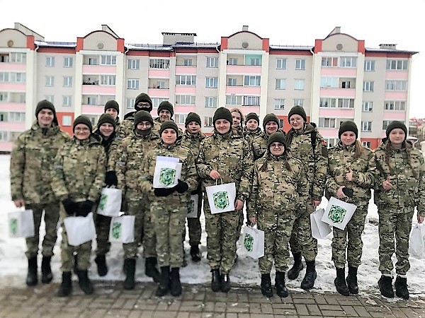 Воспитанники военно-патриотического клуба «Единство»