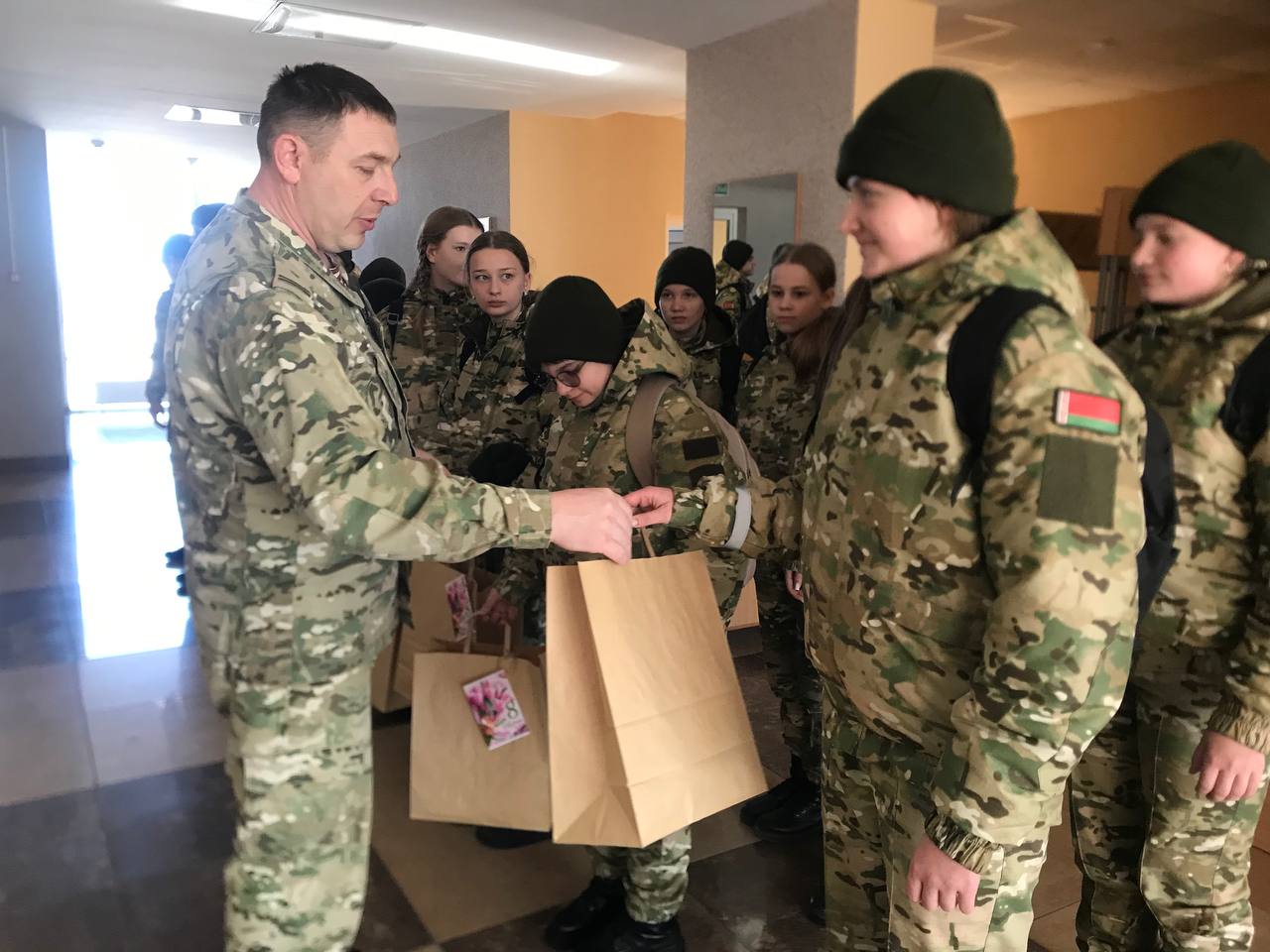 Воспитанники военно-патриотического клуба «Единство»