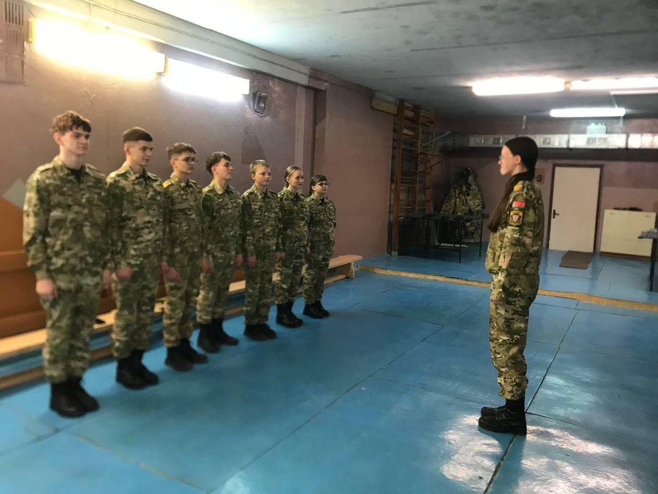 Воспитанники военно-патриотического клуба «Единство»