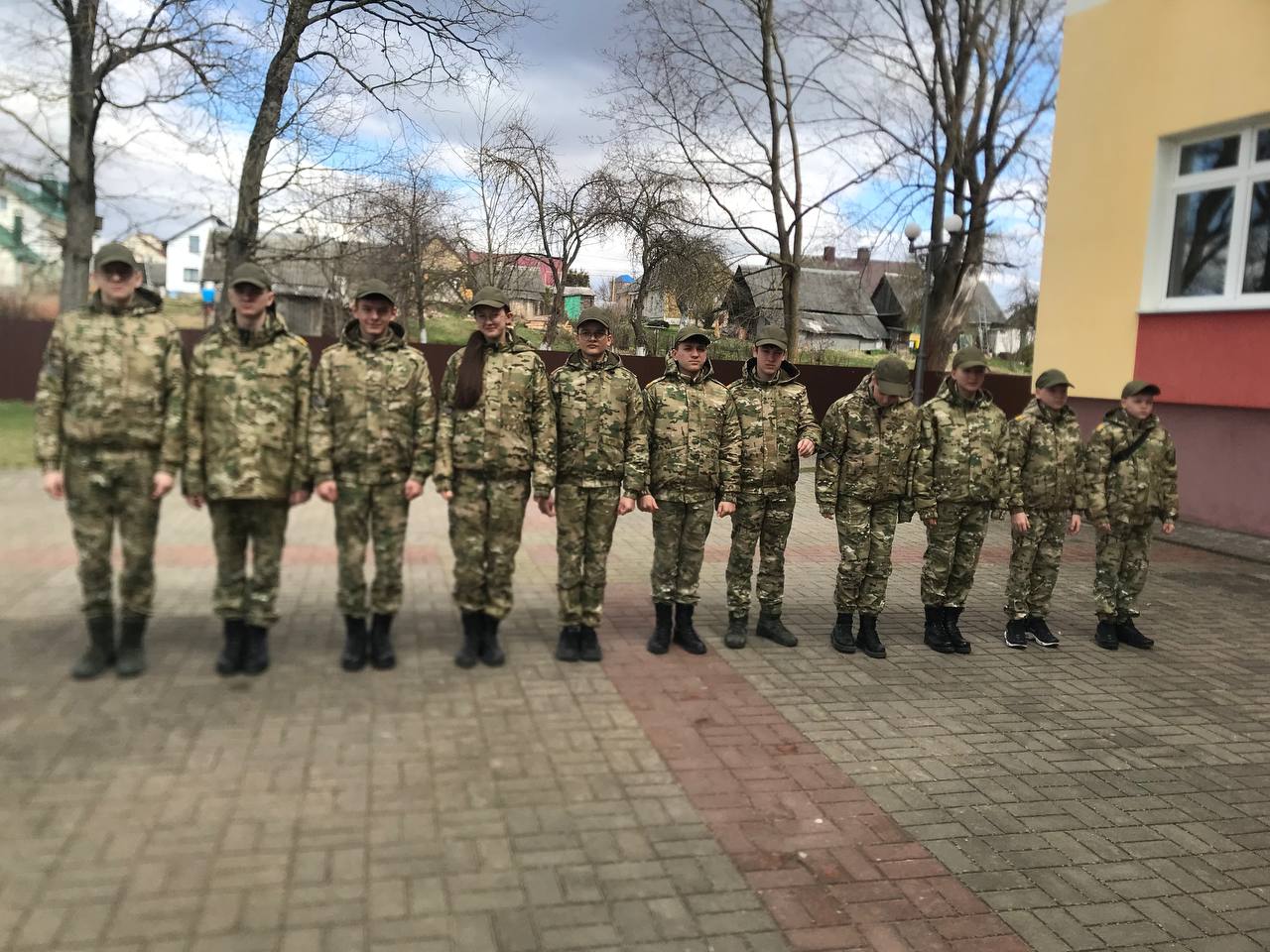 Воспитанники военно-патриотического клуба «Единство»
